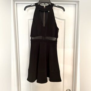 Black mini dress